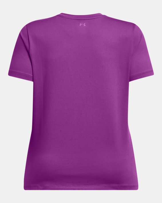 Haut à manches courtes UA Meridian pour femme, Purple, pdpMainDesktop image number 5
